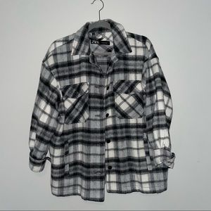 Plaid Zara Shacket